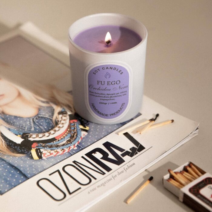 Orchidea Nera - Αρωματικό κερί σόγιας Orchidea Nera - Αρωματικό κερί σόγιας