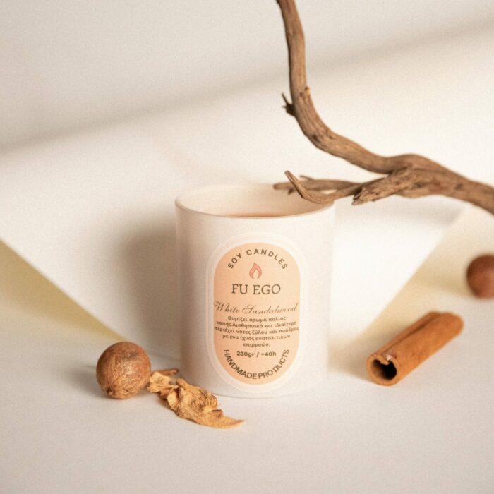 White Sandalwood - Αρωματικό κερί σόγιας White Sandalwood - Αρωματικό κερί σόγιας