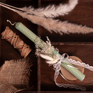 Λαμπάδα - Honey Blossom - Soft Mint